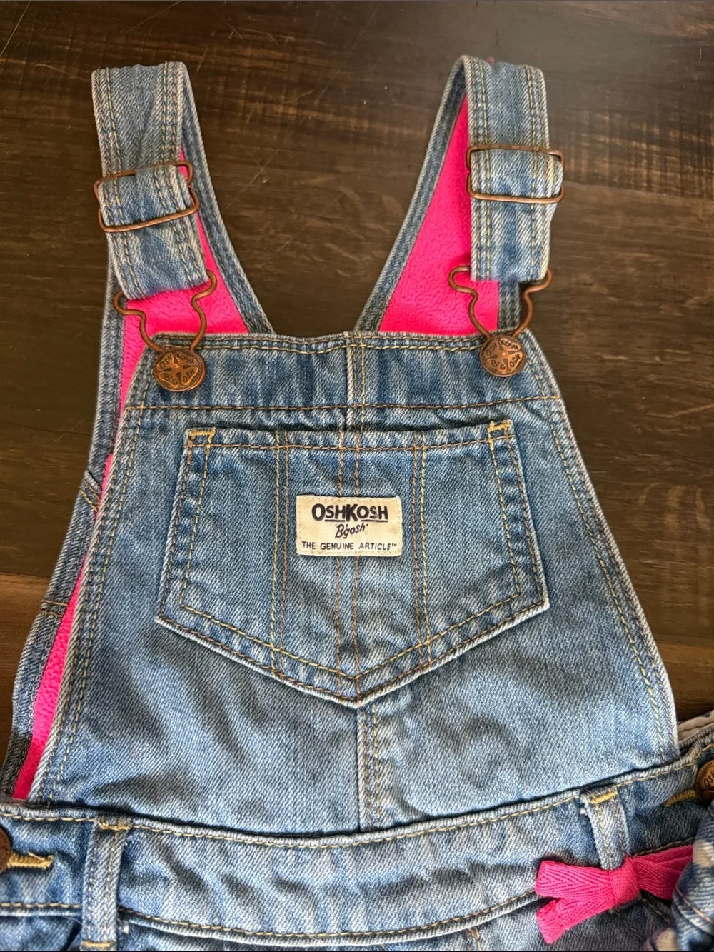 OshKosh B'gosh Girls' Denim Overalls - Blue Variety